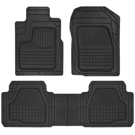 Motor Trend Suv Mat 3Pc/Black MT-173-BK